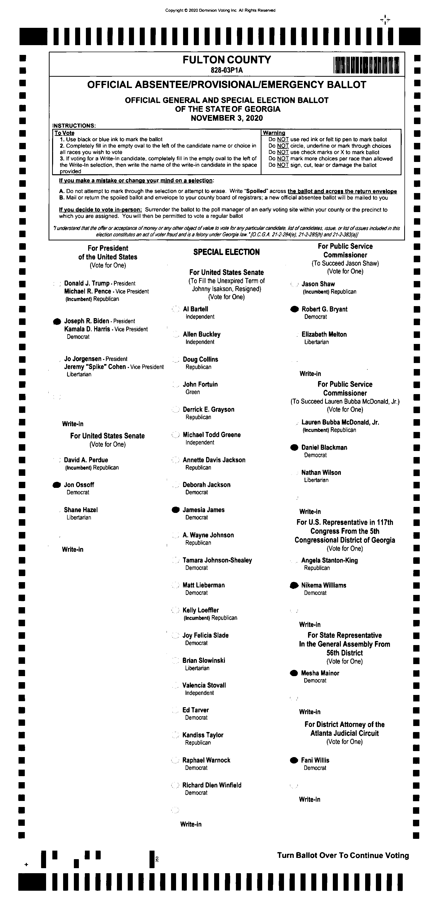 Source Ballot